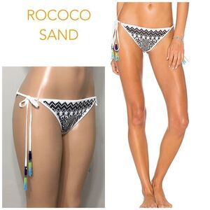 ROCOCO SAND side tie bikini bottoms. NWT